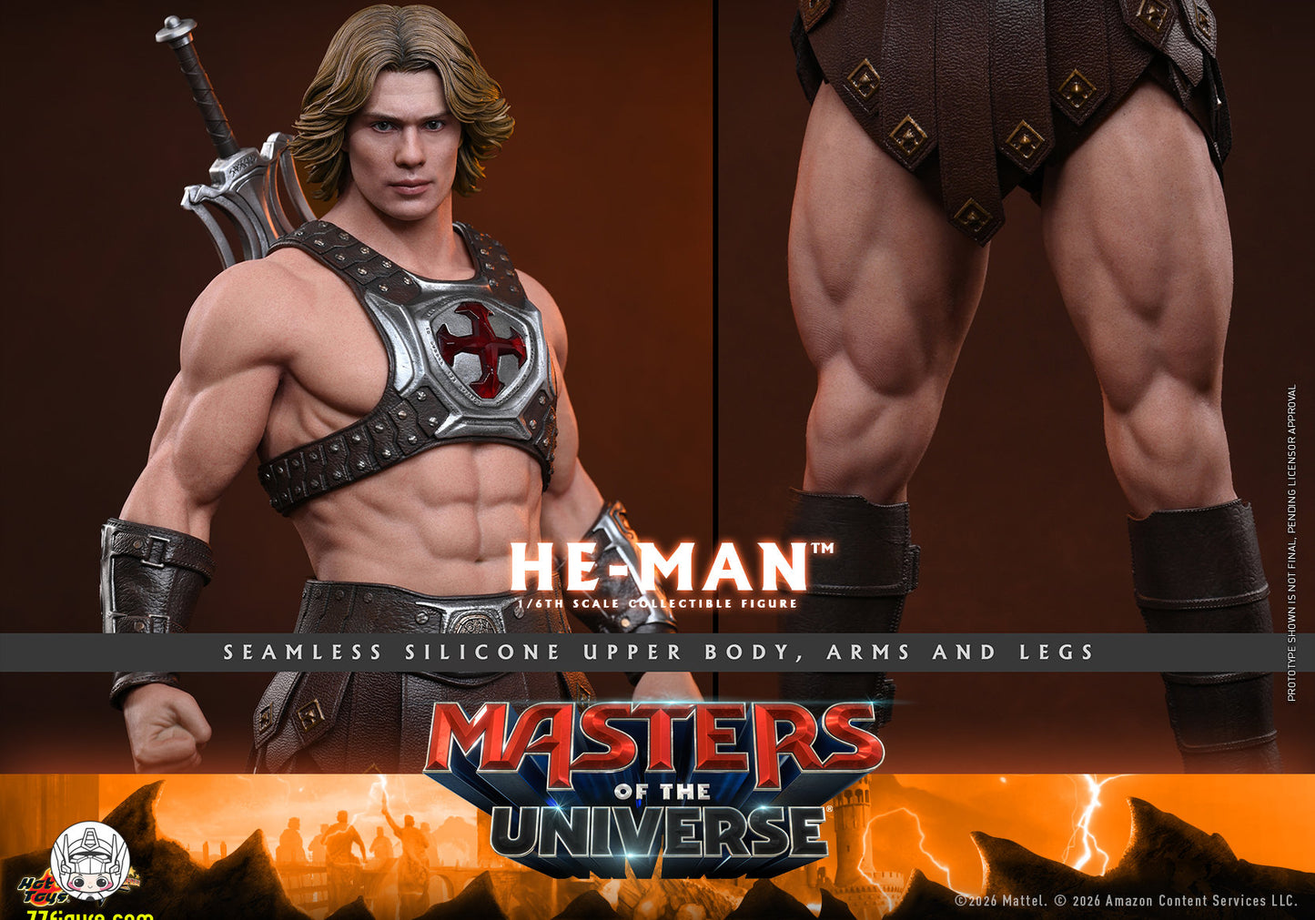 【予約商品】Hot Toys 1/6『マスターズ・オブ・ザ・ユニバース 2026』ヒーマン 塗装済み可動フィギュア
