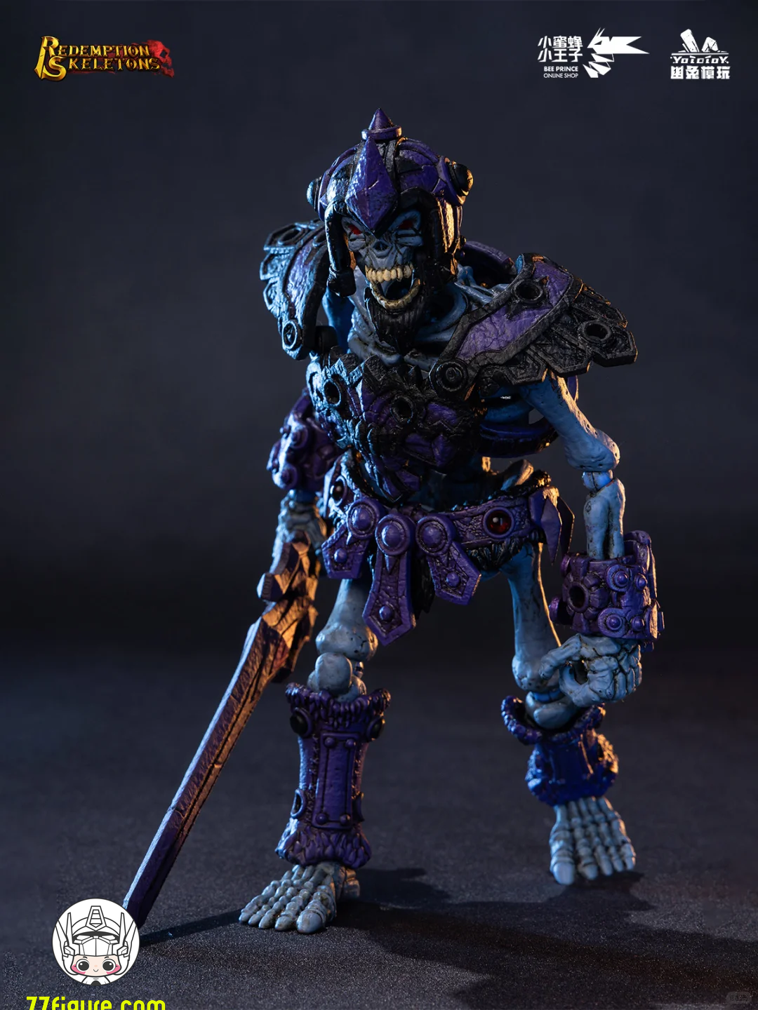 【予約商品】YoTo Toys 1/12 YTSS-005 スケルトンレギオン スケルトンサモナー 塗装済み可動フィギュア