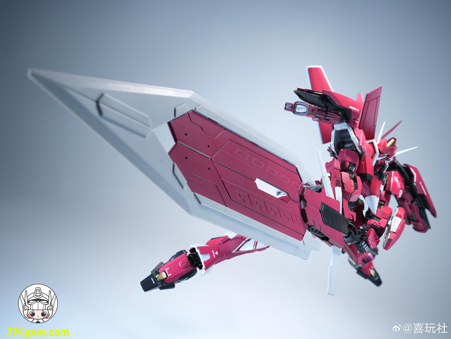 喜玩社 Play Club J-20 ドラゴンソウルファイターシリーズ 蒼威 燼赤鎏金 Ver. プラモデル