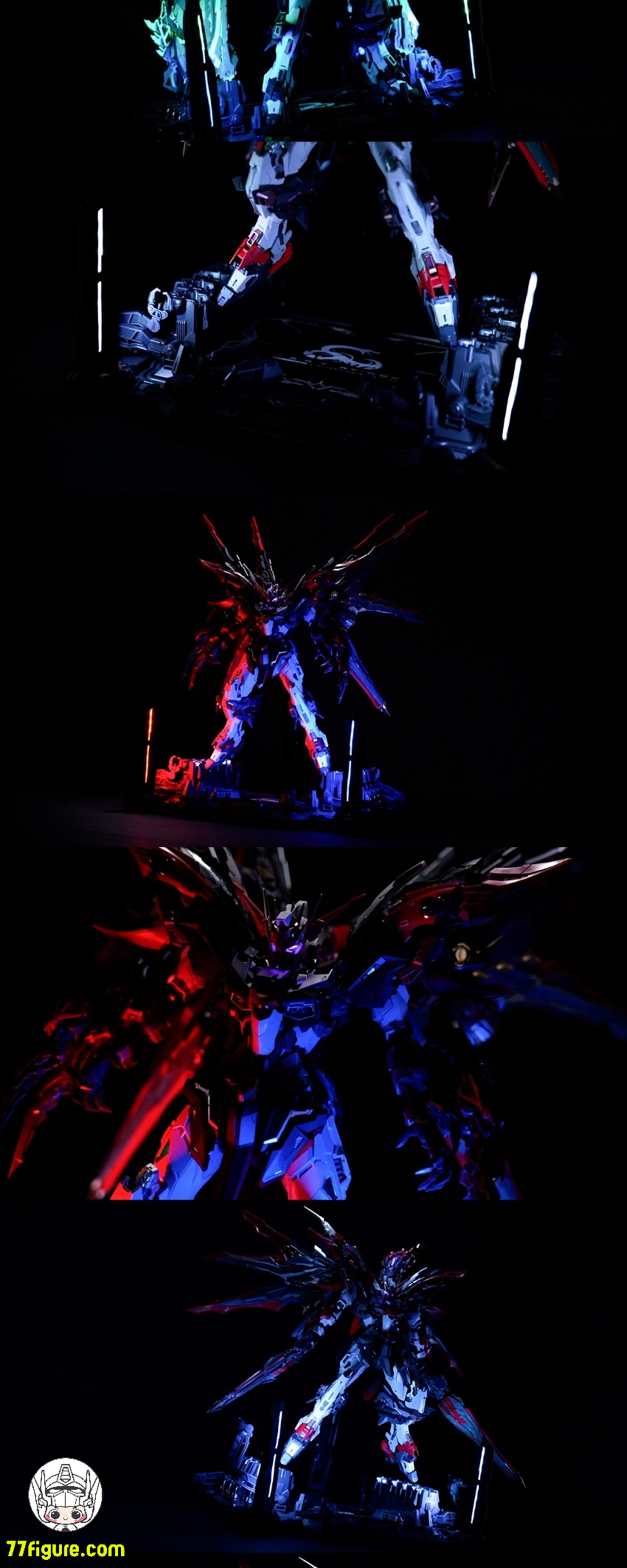 【予約商品】Kosmos Infinite Dimension 1/100 復讐の女神用 LED ユニット プラットフォーム & ヘッド