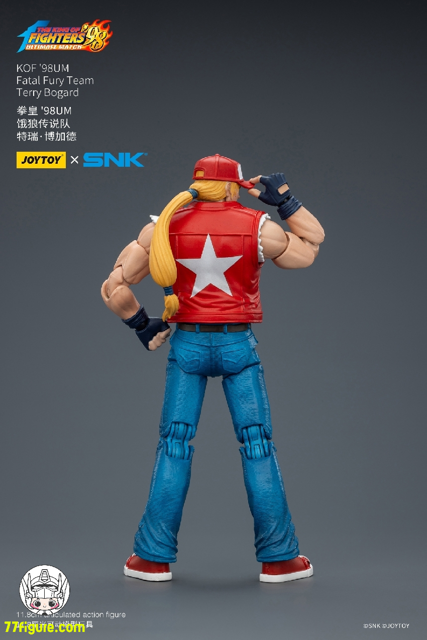 【予約受付終了】ジョイトイ JoyToy Source 1/18 SNK KOF 98UM 『餓狼伝説』テリー・ボガード 塗装済み可動フィギュア