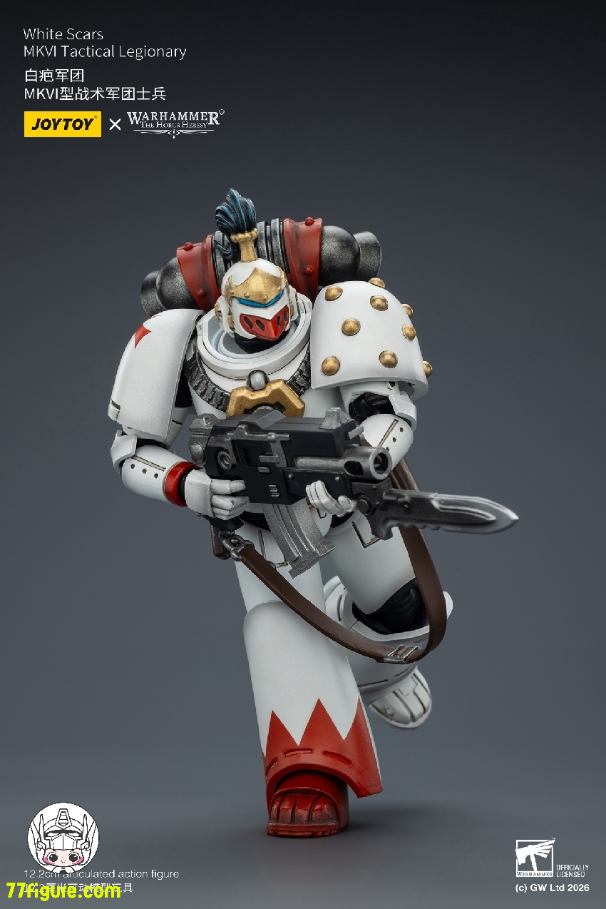 【予約受付終了】ジョイトイ JoyToy Source 1/18 『ウォーハンマー ホルスの異端』ホワイト スカーズ MKVI タクティカル レジオナリー 塗装済み可動フィギュア
