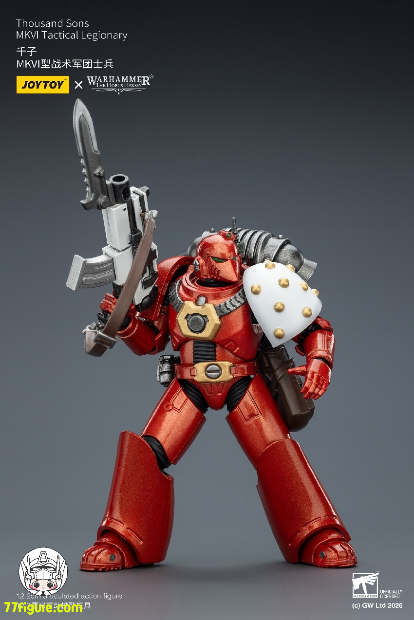 【予約商品】ジョイトイ JoyToy Source 1/18 『ウォーハンマー ホルスの異端』千子 MKVI タクティカル レジオナリー 塗装済み可動フィギュア