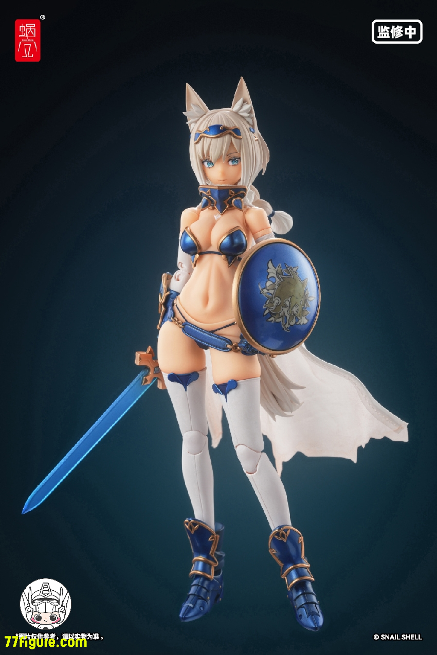 【予約商品】蝸之殻(スネイルシェル) 1/12 RPG-05 勇者 迅狼ウルフ 塗装済み可動フィギュア