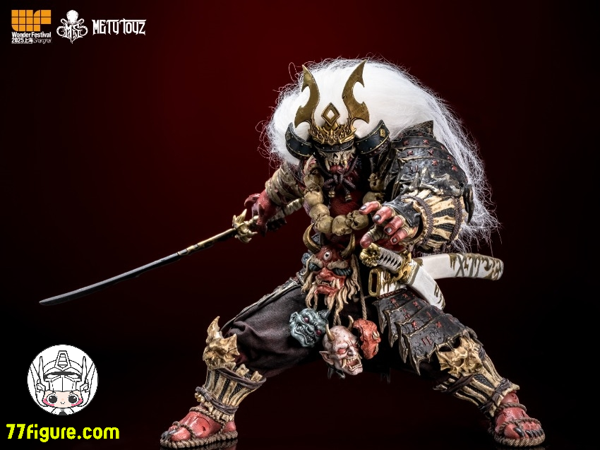 【予約商品】Mety Toyz 1/10  鬼滅修羅  滝川 紅鬼武士 WF2025 限定版 塗装済み可動フィギュア