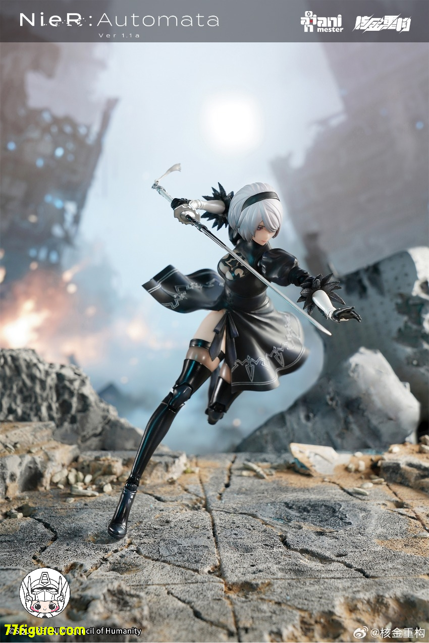 【先行販売】Animester & 核金重構 1/9 『ニーア オートマタ』ヨルハ二号B型 塗装済み可動フィギュア