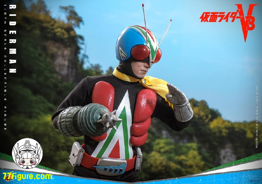 【予約商品】Hot Toys 1/6 TMS185 仮面ライダーV3 ライダーマン 塗装済み可動フィギュア