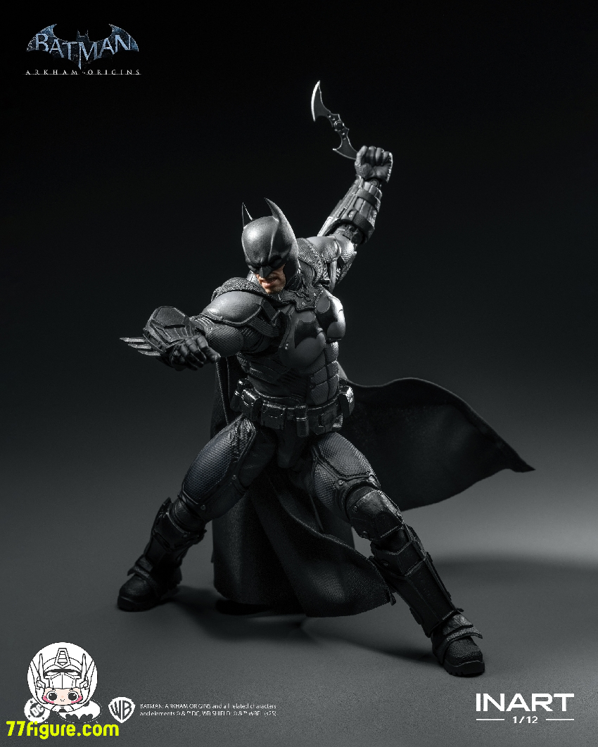 【予約商品】INART 1/12 バットマン：アーカム・オリジンズ バットマン 塗装済み可動フィギュア