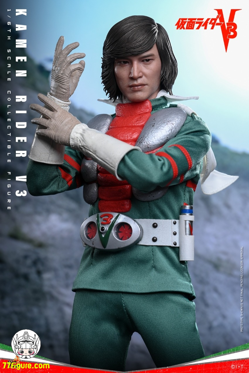 HotToys 1/6 TMS162B 仮面ライダーV3 風見志郎 限定版 塗装済み可動 HotToys 1/6 TMS162B 仮面ライダーV3 風見志郎 限定版 塗装済み可動