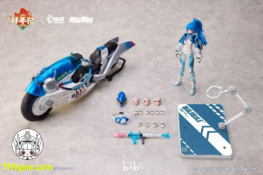 【予約受付終了】Animester X Bilibili 1/12 22 スピードスリップストリーム 拜年紀 モーターバイクセット 塗装済み可動フィギュア