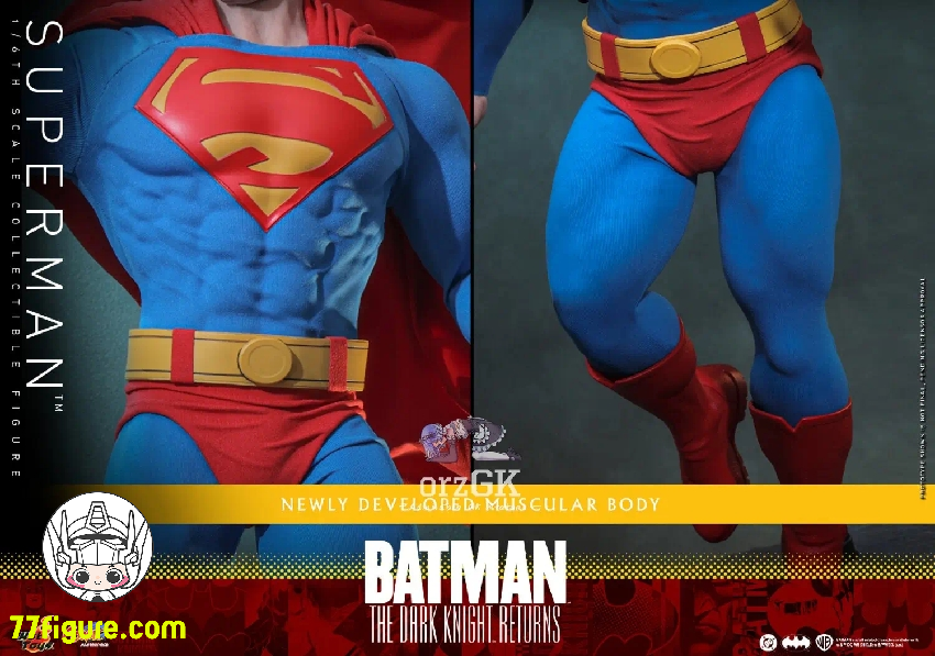 【予約商品】Hot Toys 1/6 CMS032『バットマン：ダークナイト・リターンズ』スーパーマン ダブルヘッド Ver. 塗装済み可動フィギュア