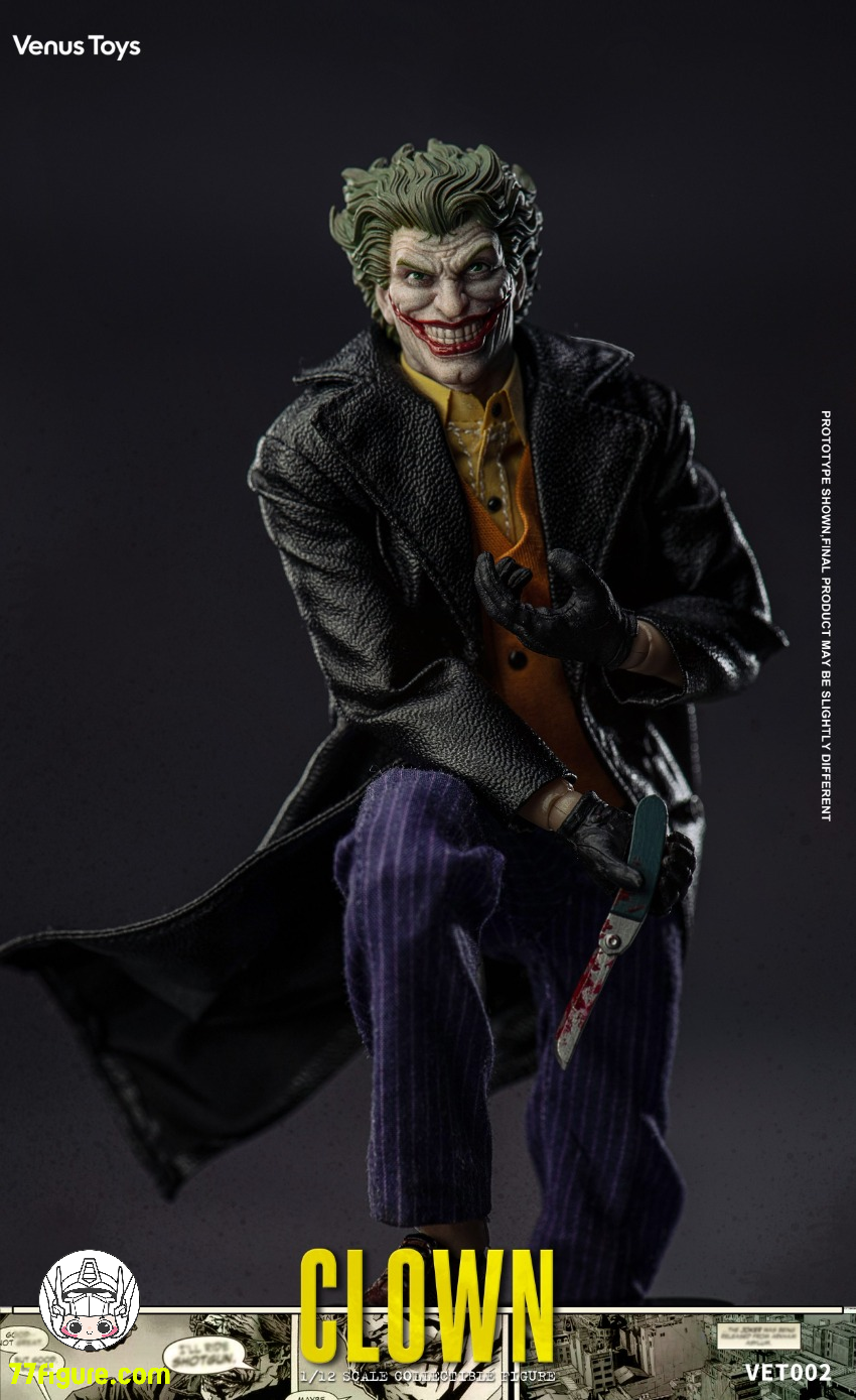 Venus Toys 1/12『ザ・クラウン』塗装済み可動フィギュア