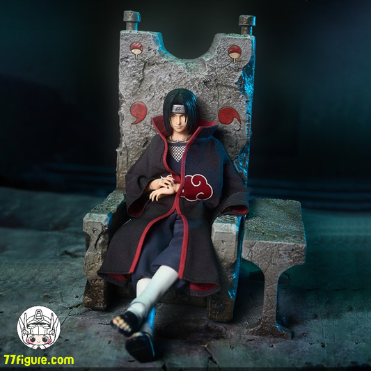【予約商品】Unique Art 1/12 NARUTO -ナルト 疾風伝 うちはイタチ Play Ver. 塗装済み可動フィギュア