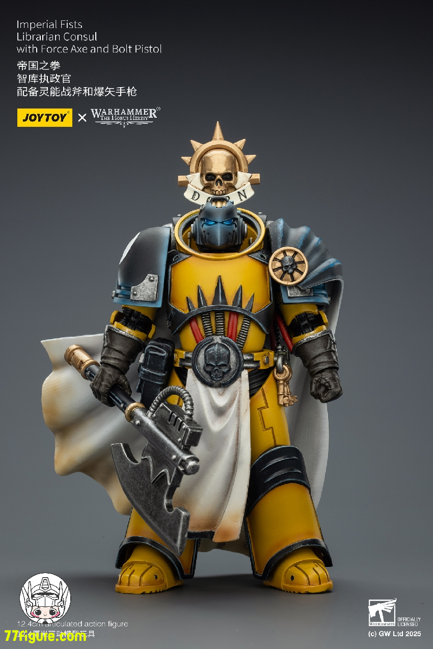 【予約商品】ジョイトイ JoyToy Source 1/18 『ウォーハンマー ホルスの異端』インペリアル フィスツ ライブラリアン・コンスル フォースアックス＆ボルトピストル付き 塗装済み可動フィギュア
