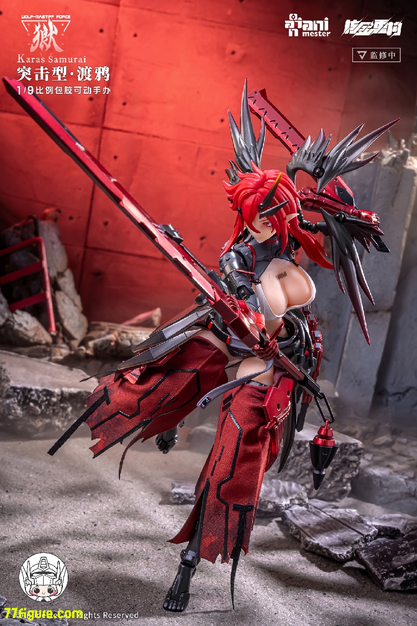 【先行販売】Animester 1/9 ウルフ マスティフ フォース カラス サムライ