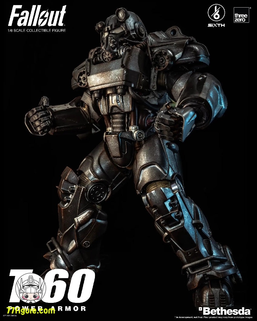 【予約受付終了】Threezero 1/6 T-60  フォールアウト パワー アーマー 塗装済み可動フィギュア