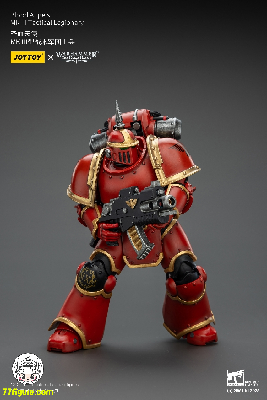 【予約商品】ジョイトイ JoyToy Source 1/18 『ウォーハンマー ホルスの異端』ブラッド エンジェルス MK III タクティカル レギオナリー 塗装済み可動フィギュア