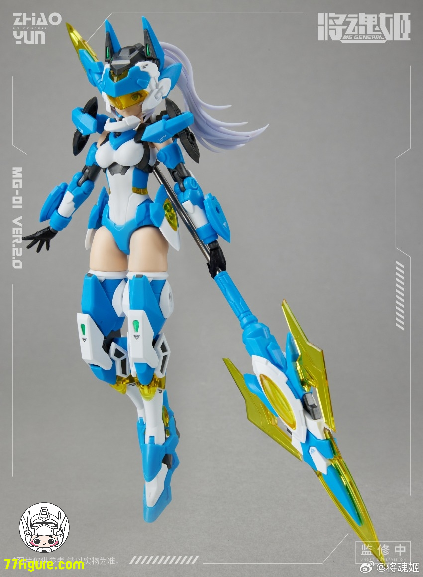 mBM482c [未組立] MS GENERAL 将魂姫 1/12 MG-05 馬超 × 強良