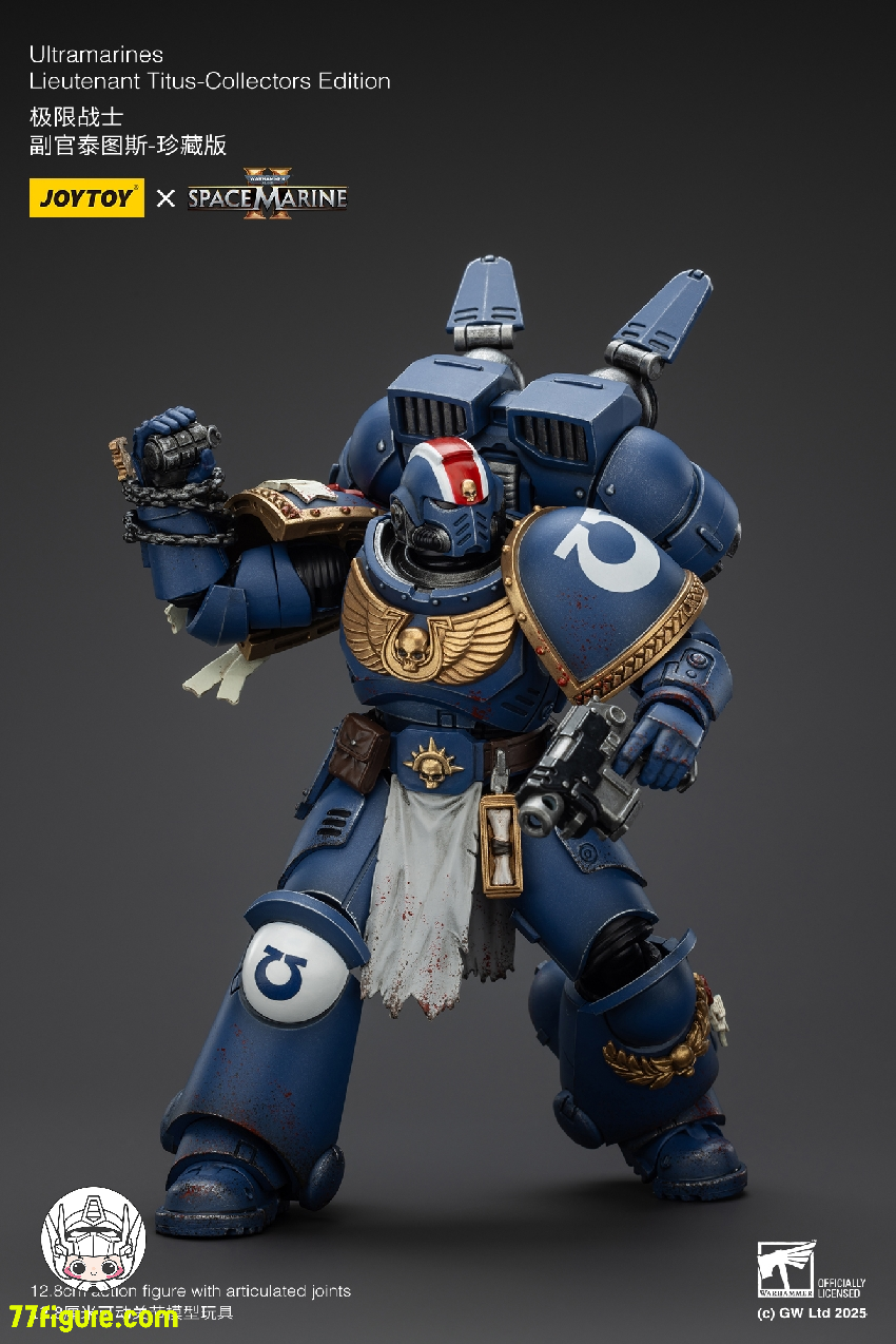 【予約商品】ジョイトイ JoyToy Source 1/18 『ウォーハンマー40K』ウルトラマリン タイタス中尉 - コレクターズ版 塗装済み可動フィギュア