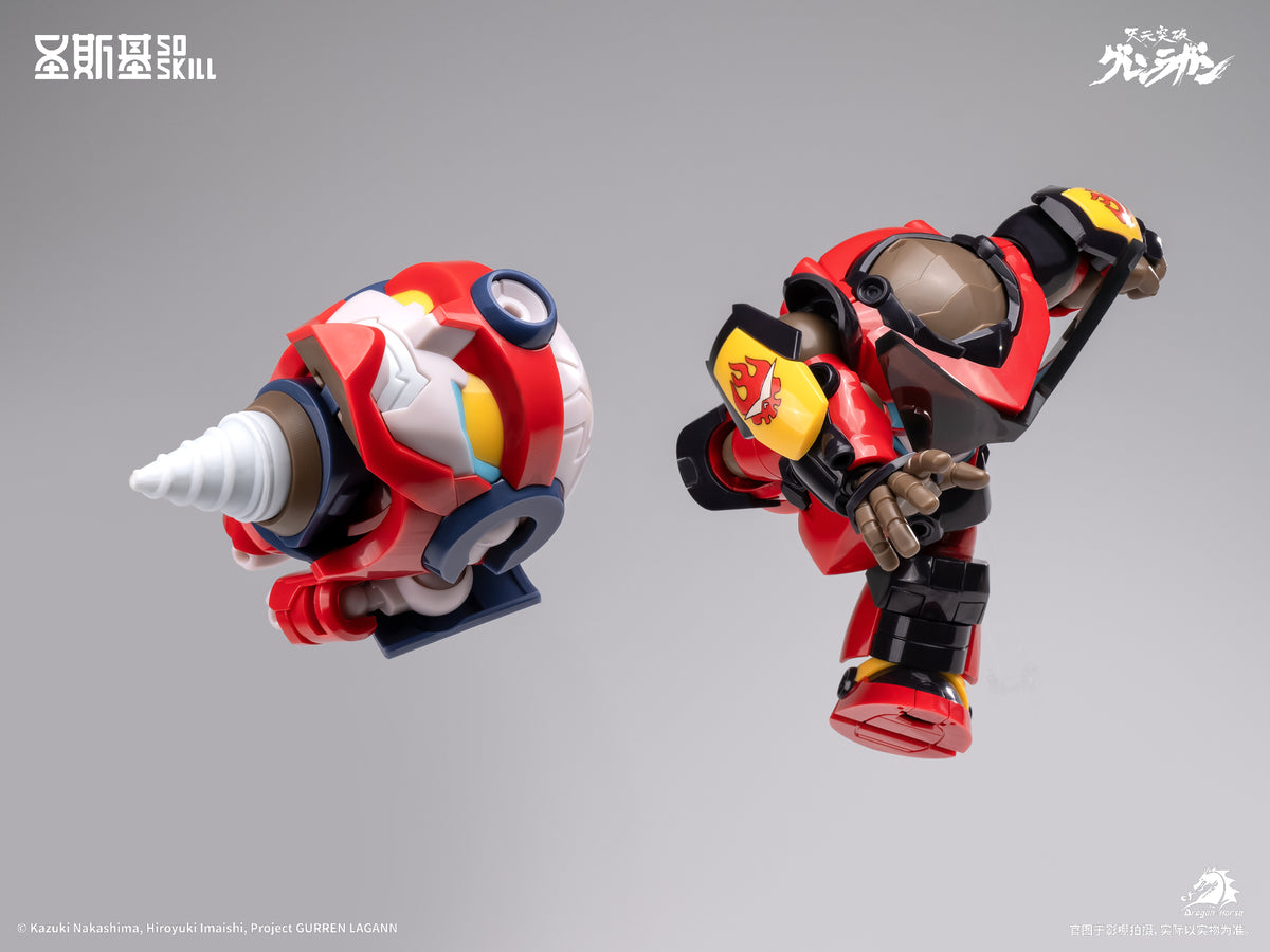 【予約商品】SOSKILL 1/12 SSK-TTGL-01 グレンラガン ちび超可動 プラモデル