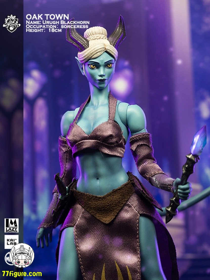 【予約商品】Lazy Monster Studio 1/12 オークタウン エルフ ウルグ・ブラックホーン 塗装済み可動フィギュア
