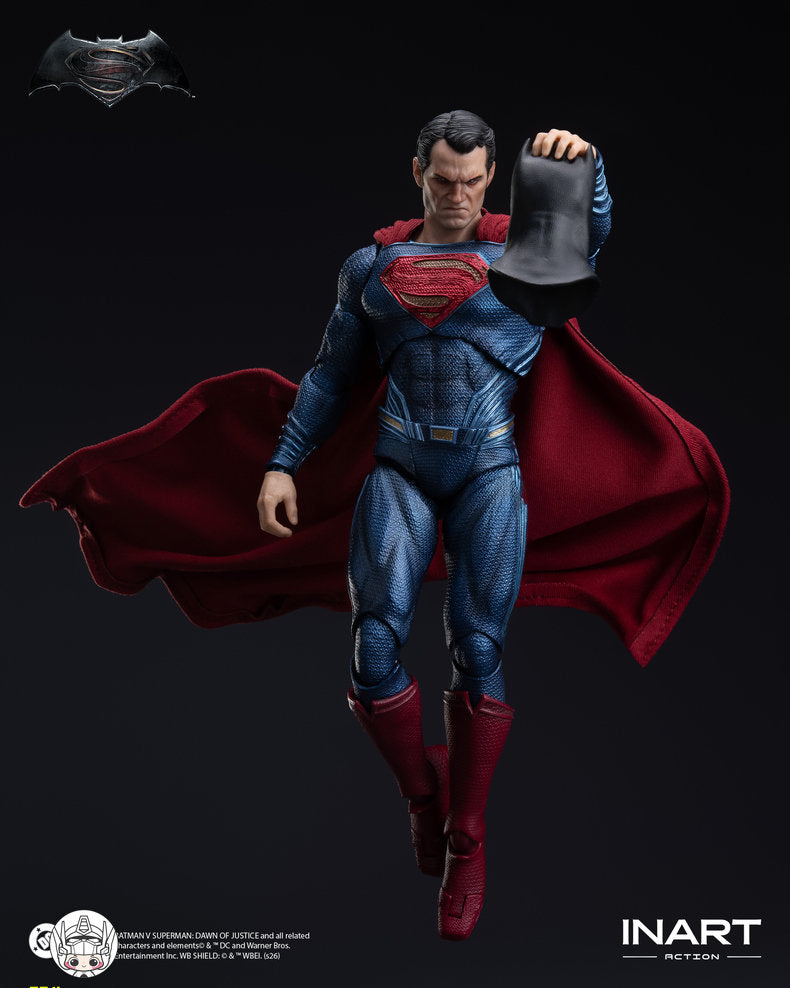 【予約商品】INART 1/12 HG M0005『バットマン vs スーパーマン：ジャスティスの誕生』スーパーマン 塗装済み可動フィギュア