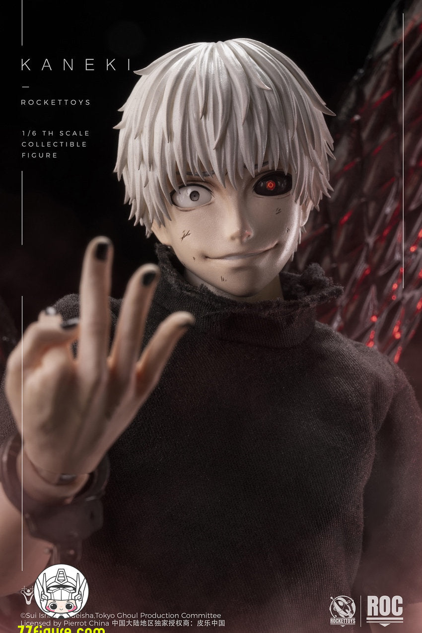 【予約商品】Rocket Toys 1/6『東京喰種トーキョーグール』金木研 覚醒Ver. 塗装済み可動フィギュア