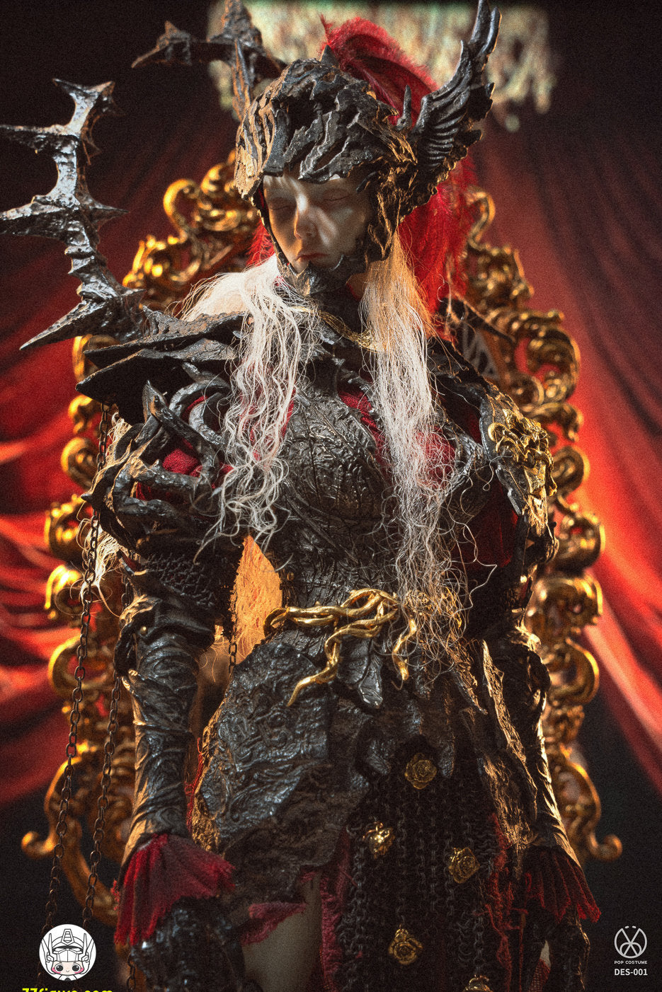 【予約商品】POP COSTUME 1/6 薔薇の騎士 荊棘の王冠 DES-001 塗装済み可動フィギュア