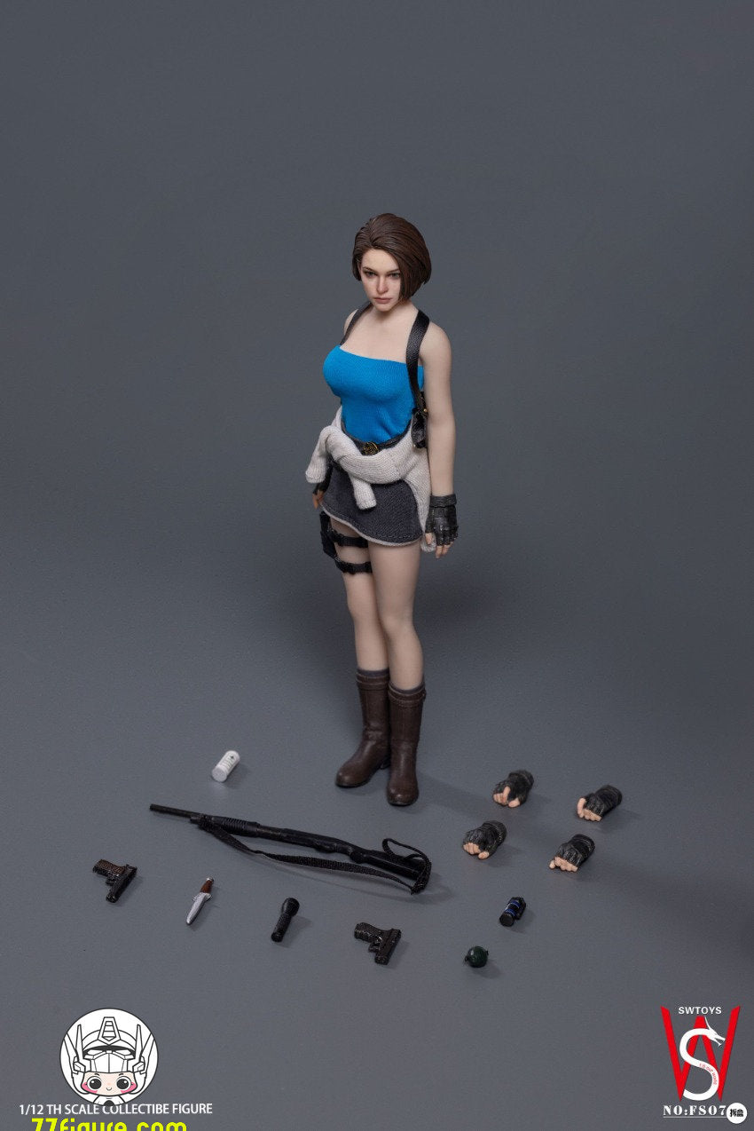 SW Toys 1/12 NO.FS079 バイオハザード ジル・バレンタイン 塗装済み可動フィギュア