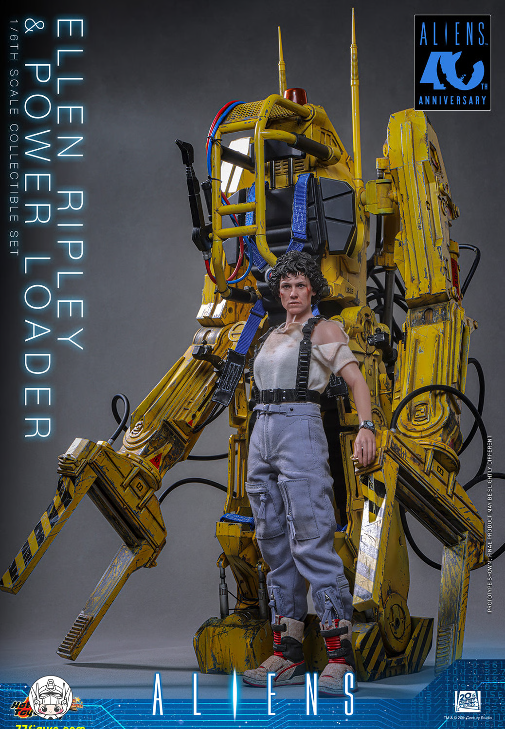 【予約商品】Hot Toys 1/6 MMS923『エイリアン2』エレン・リプリー＆パワーローダー セット 塗装済み可動フィギュア