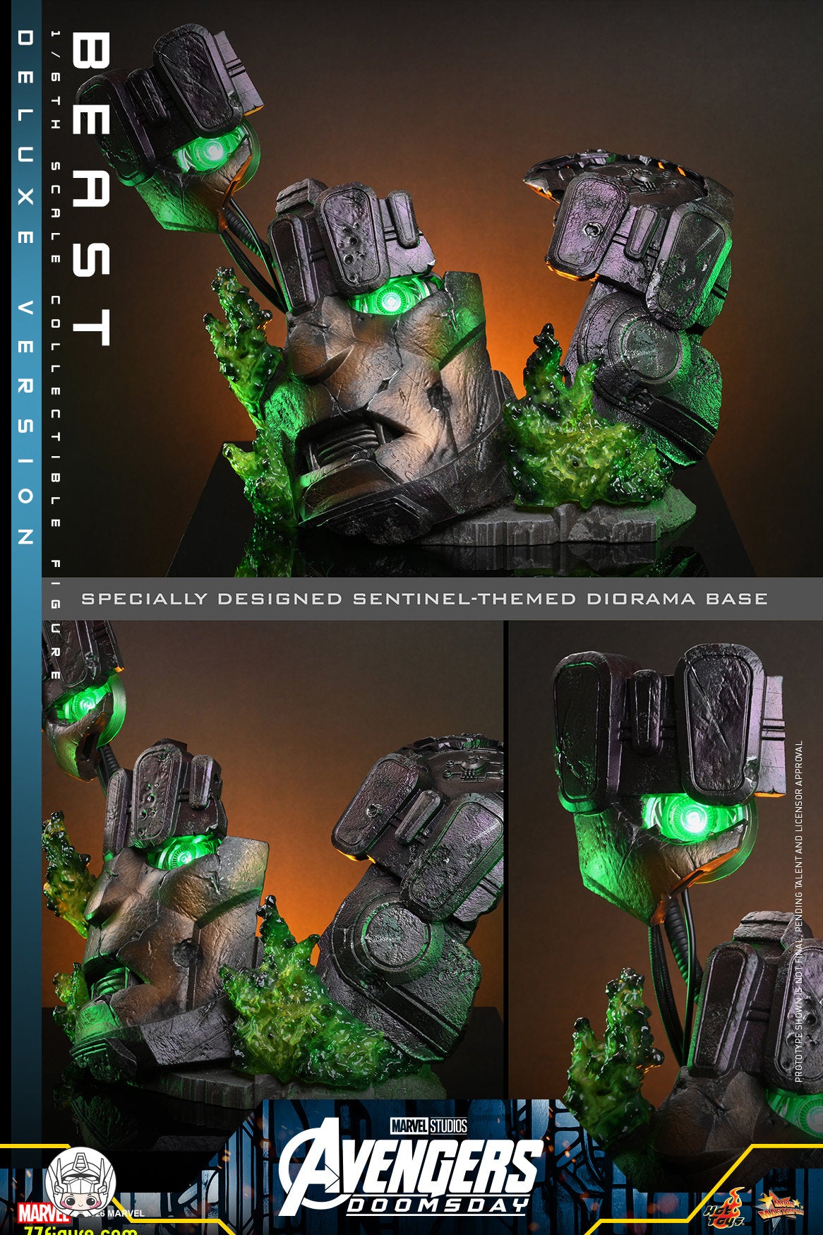 【予約商品】Hot Toys 1/6 アベンジャーズ：ドゥームズデイ ビースト 豪華版 塗装済み可動フィギュア