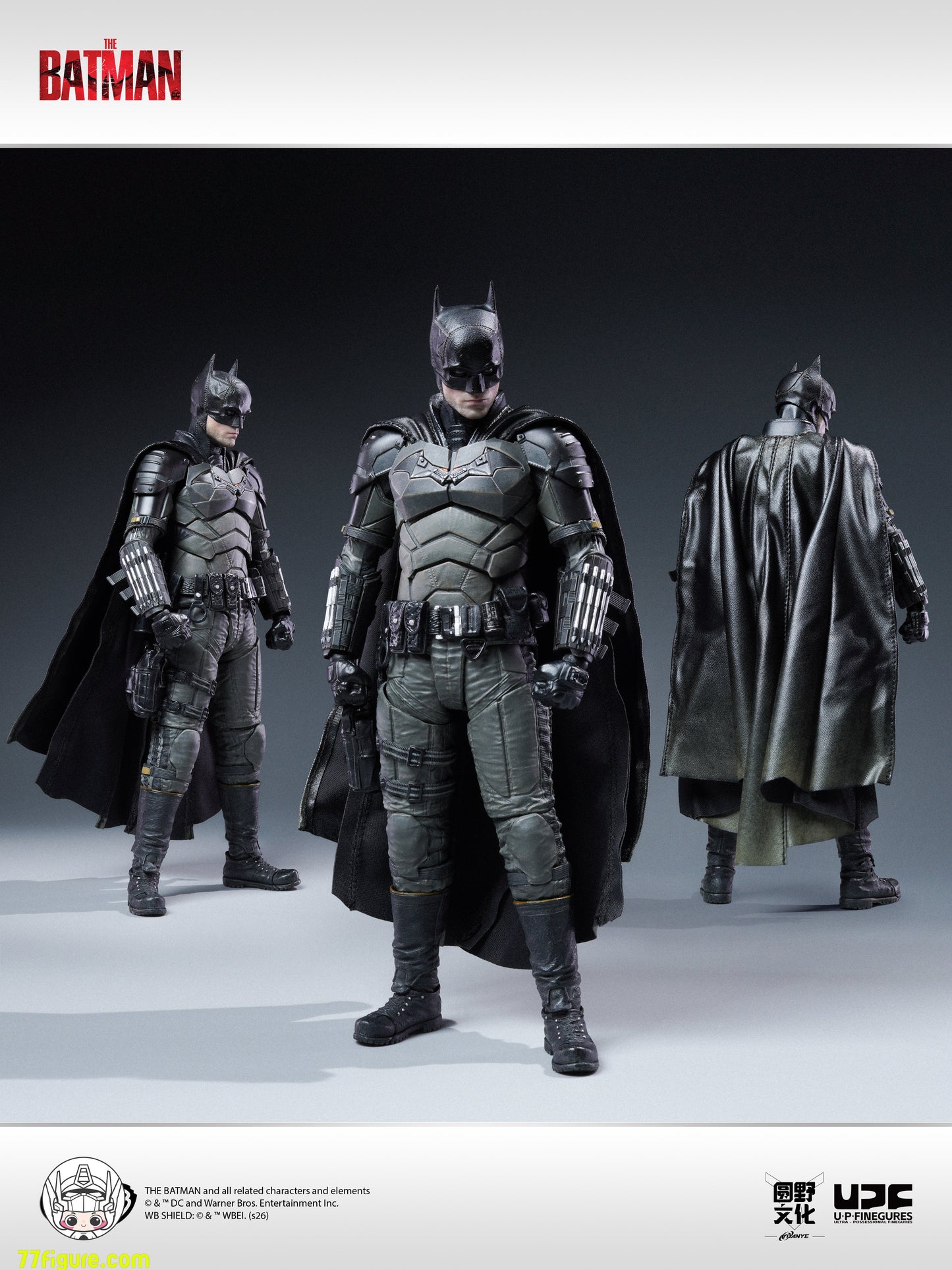 【予約商品】UPFinegures 1/12『ザ・バットマン』2022 バットマン 塗装済み可動フィギュア