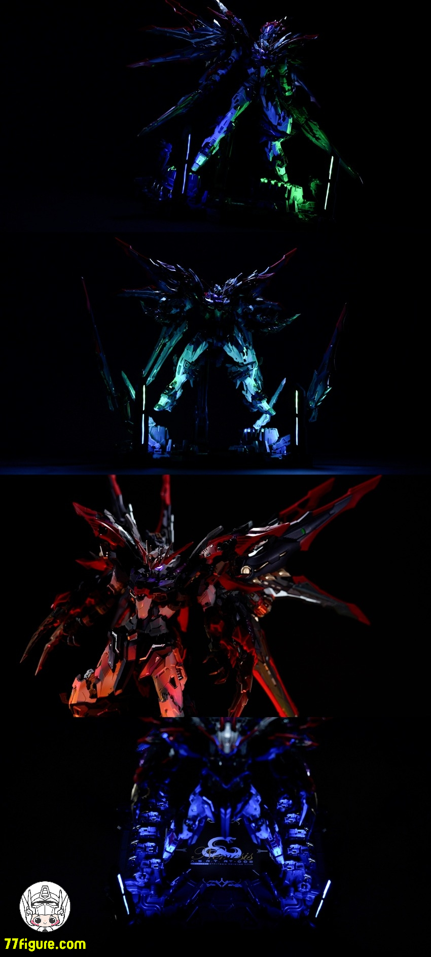 【予約商品】Kosmos Infinite Dimension 1/100 復讐の女神用 LED ユニット プラットフォーム & ヘッド