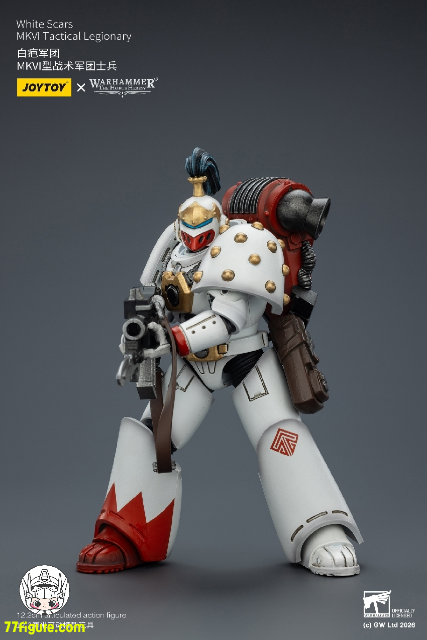 【予約受付終了】ジョイトイ JoyToy Source 1/18 『ウォーハンマー ホルスの異端』ホワイト スカーズ MKVI タクティカル レジオナリー 塗装済み可動フィギュア