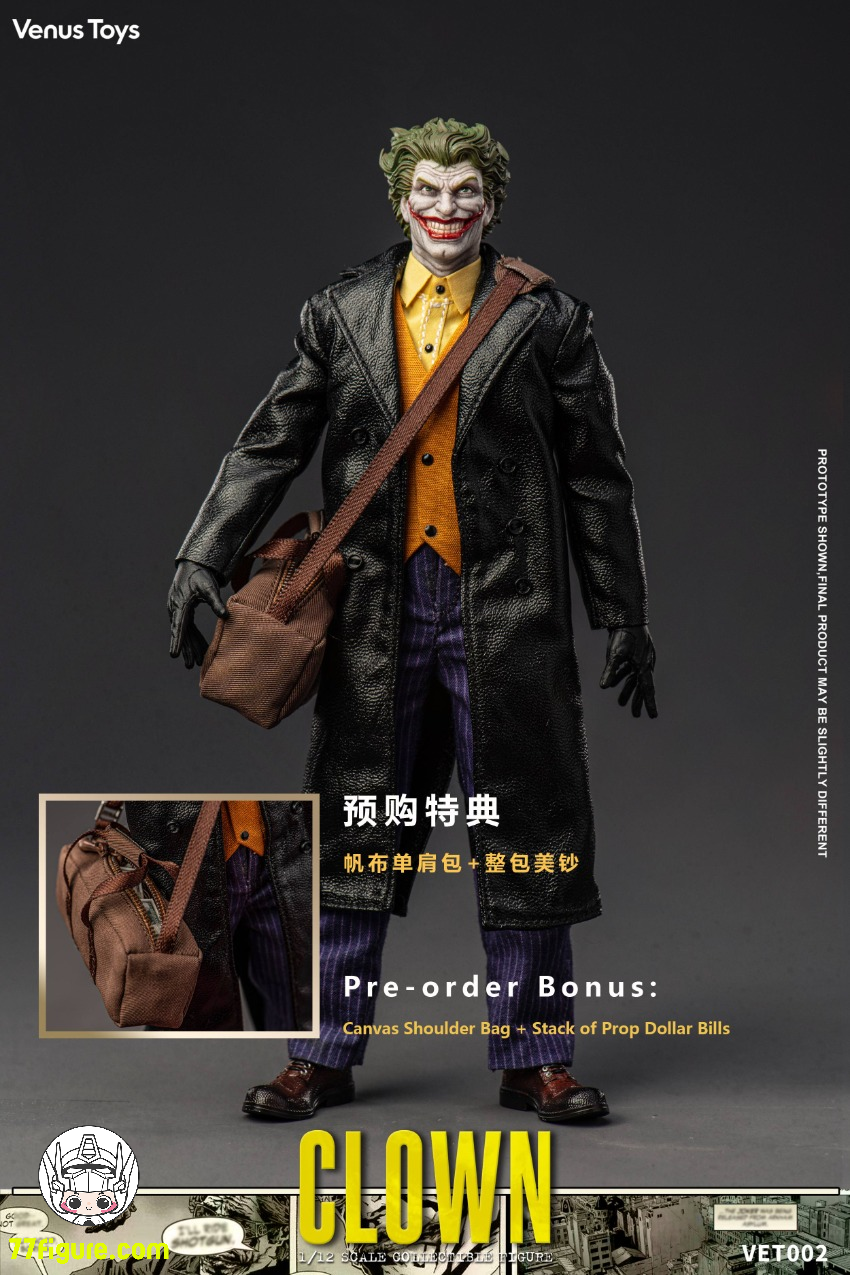 Venus Toys 1/12『ザ・クラウン』塗装済み可動フィギュア