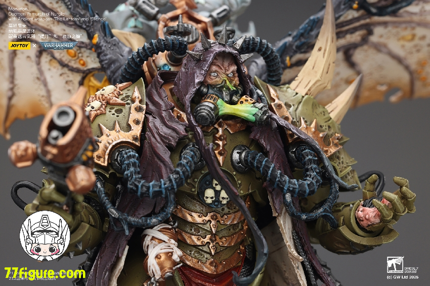 【予約商品】ジョイトイ JoyToy Source 1/18 『ウォーハンマー40K』モータリオン ナーグルのデーモン・プライマーク 古代の武器「ランタン」と「サイレンス」付き 塗装済み可動フィギュア