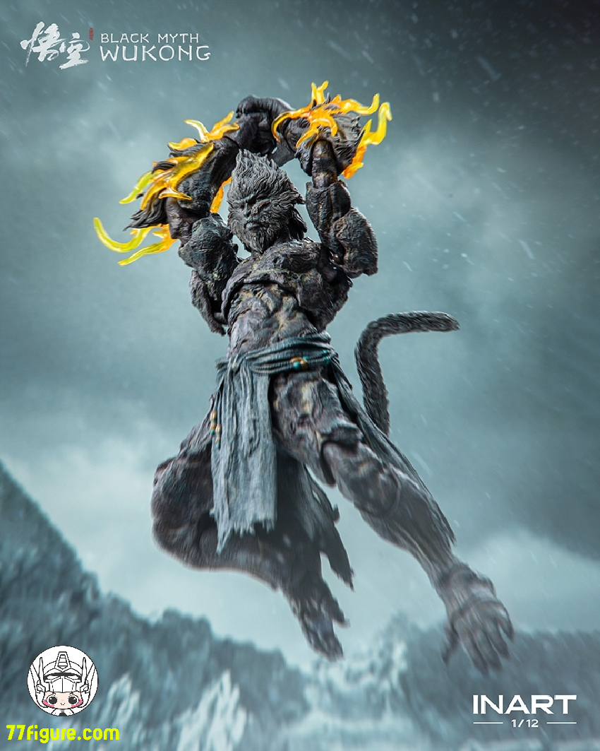 【予約商品】INART 1/12 MAG G0004 ブラックマソン 悟空・石猿 塗装済み可動フィギュア