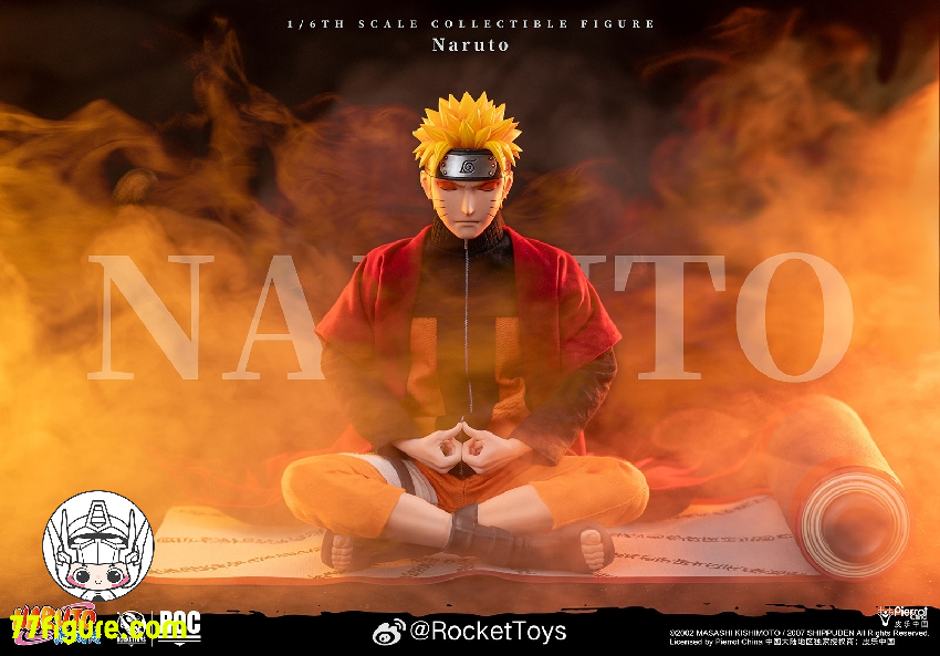 【予約商品】Rocket Toys 1/6 『NARUTO -ナルト-（疾風伝）』 うずまき ナルト 仙人モードVer. 塗装済み可動フィギュア