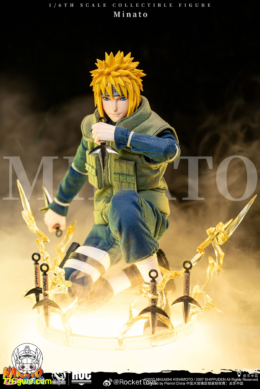 値下げ！ナルトミナト Rocket Toys 1/6 『NARUTO -ナルト-（疾風伝）』 波風 ミナト 黄色い