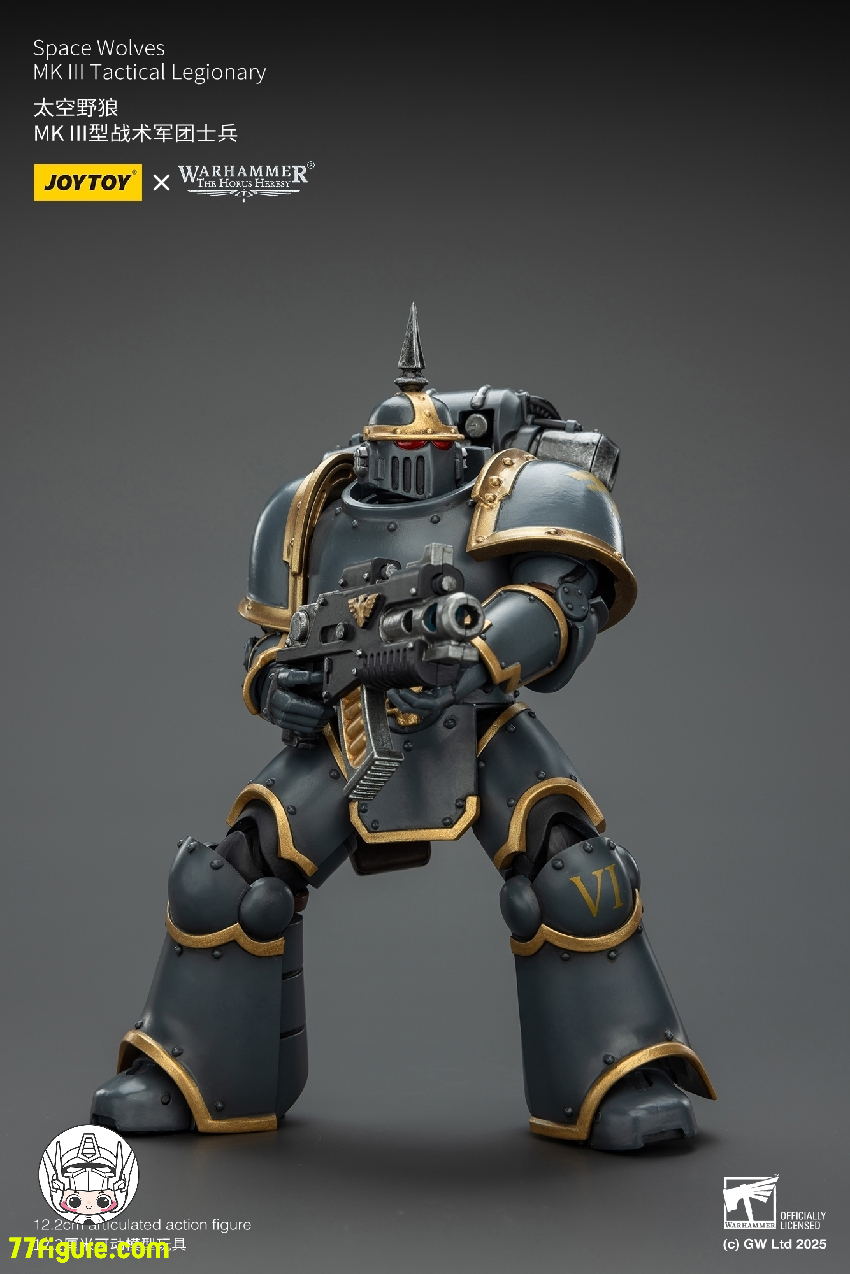 【予約商品】ジョイトイ JoyToy Source 1/18 『ウォーハンマー ホルスの異端』スペース ウルフ MK III タクティカル レギオナリー 塗装済み可動フィギュア