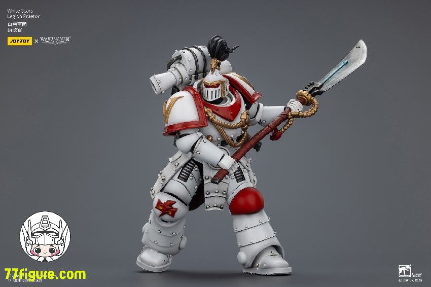 【品切れ】ジョイトイ JoyToy Source 1/18 『ウォーハンマー ホルスの異端』ホワイト スカーズ レギオン プラエトル 塗装済み可動フィギュア