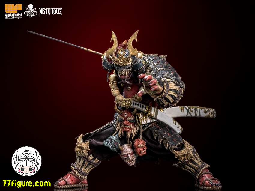 【予約商品】Mety Toyz 1/10  鬼滅修羅  滝川 紅鬼武士 WF2025 限定版 塗装済み可動フィギュア