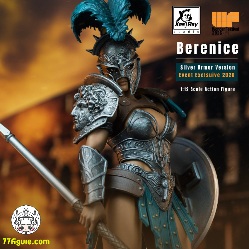 【予約受付終了】Xesray Studio 1/12 2026年イベント限定 ベレニス・シルバーアーマー 塗装済み可動フィギュア