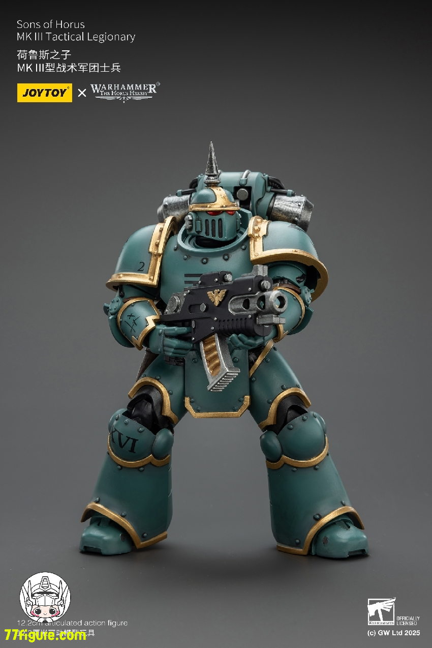 【予約商品】ジョイトイ JoyToy Source 1/18 『ウォーハンマー ホルスの異端』ホルスの息子たち MK III タクティカル レギオナリー 塗装済み可動フィギュア
