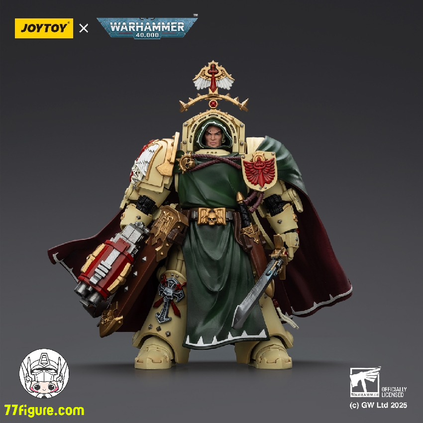 【予約商品】ジョイトイ JoyToy Source 1/18 『ウォーハンマー40K』ダーク エンジェル ベリアル デスウィングのグランドマスター 沈黙の剣とストームボルター付き 塗装済み可動フィギュア