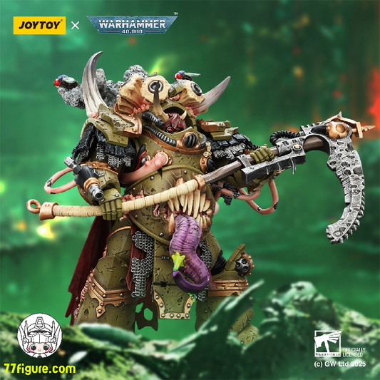 【予約商品】ジョイトイ JoyToy Source 1/18 『ウォーハンマー40K』デスガード デスシュラウド・ターミネーター・チャンピオン マンリーパーとプレイグスパーター・ガントレット付き 塗装済み可動フィギュア