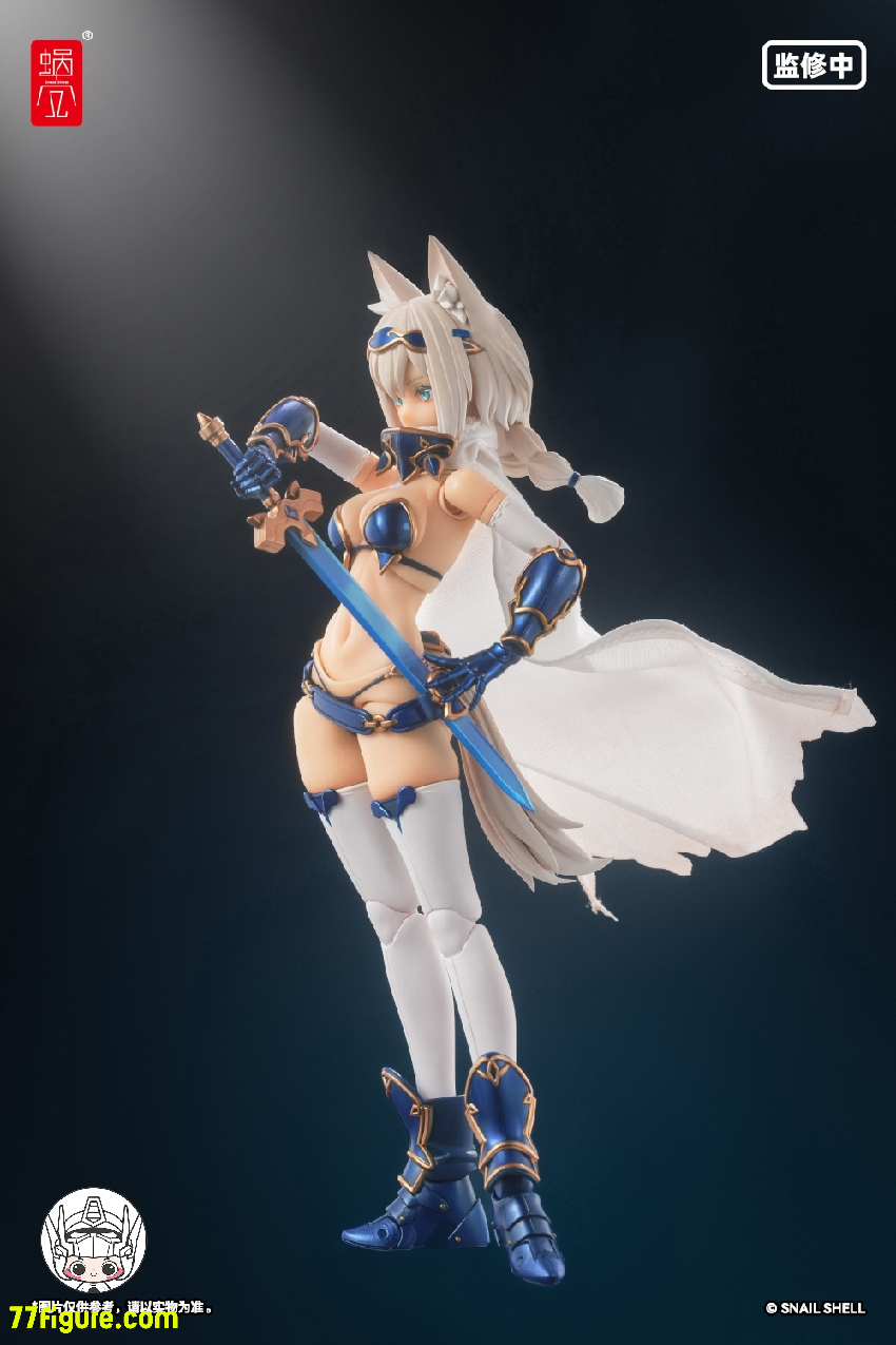 蝸之殻(スネイルシェル) 1/12 RPG-05 勇者 迅狼ウルフ 塗装済み可動