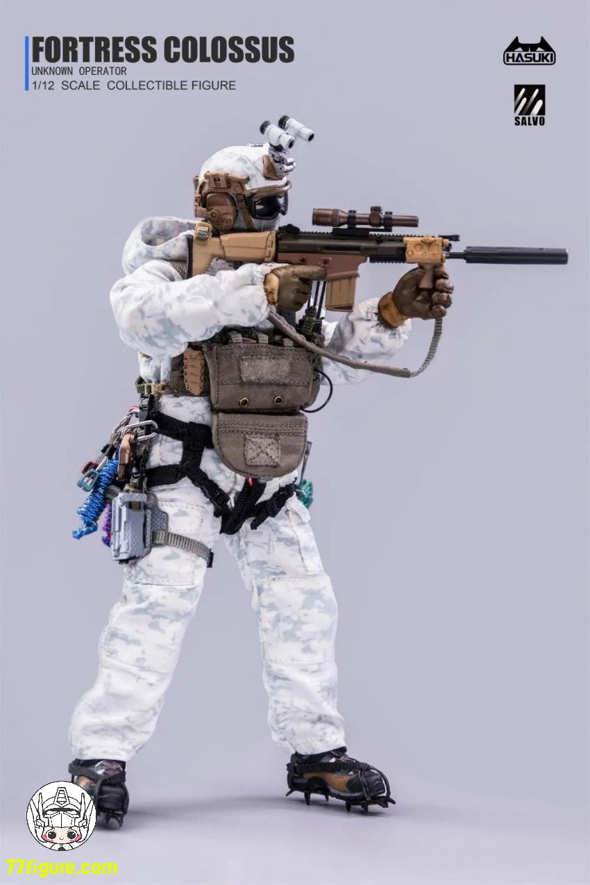 ノベルトイズ ザ クリプト グレートウルはブス ムラコ グレー 可動フィギュア HASUKI 1/12 SA-03 「SALVO」ブラックオプス フォートレス
