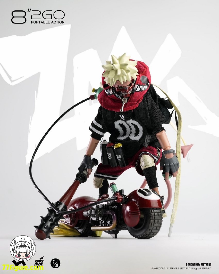 【予約商品】JT Studio 1/8 2GO ガキレース ザイキ 豪華版 塗装済み可動フィギュア