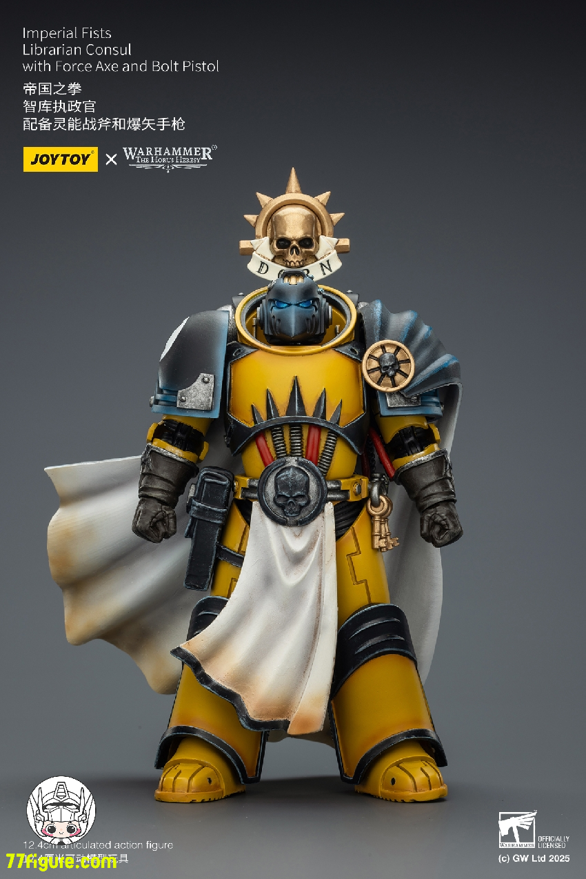 【予約商品】ジョイトイ JoyToy Source 1/18 『ウォーハンマー ホルスの異端』インペリアル フィスツ ライブラリアン・コンスル フォースアックス＆ボルトピストル付き 塗装済み可動フィギュア